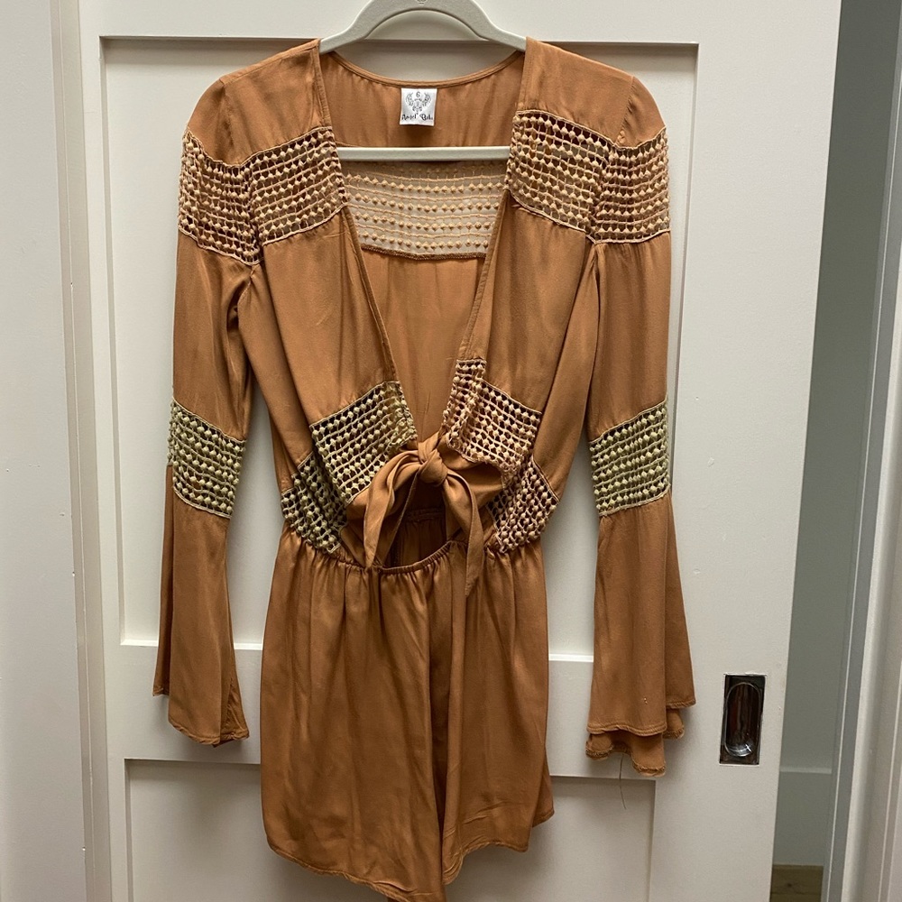 Angel Biba Low plunge romper.